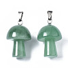 Natural Green Aventurine Pendants G-N0325-10G-2