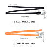 4Pcs 2 Colors Nylon Fixed Strap AJEW-GA0003-50-2