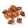 Plating Transparent Acrylic Beads X-OACR-P013-30A-1