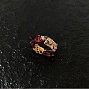 Gold Foil Resin Finger Rings WGDC7A7-01-1