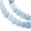 Natural Aquamarine Beads Strands G-F509-10-3mm-3