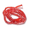 Electroplate Glass Beads Strands EGLA-R048-2mm-03-5