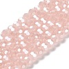 Electroplate Glass Beads Strands EGLA-A035-J6mm-A08-1