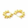 Rack Plating Brass Hoop Earrings for Women EJEW-H091-15G-2