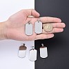 Tarnish Resistant 304 Stainless Steel Big Pendants STAS-I140-19F-S-6