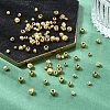 90Pcs 3 Style Brass Spacer Beads KK-YW0002-75G-5
