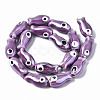 Handmade Porcelain Ceramic Beads Strands PORC-T006-03F-2