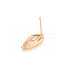 Brass Earring Findings X-KK-S356-441-NF-5