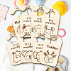 Wood Baby Closet Size Dividers AJEW-WH0352-009-4