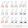 DIY Goldfish Water Bag Dangle Earring Making Kit DIY-CA0003-90-1