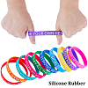 20Pcs 20 Style Motivational Quotes Silicone Cord Bracelets Wristbands BJEW-WH0020-51A-6
