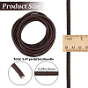 5M Braided Leather Cord with Core WL-BBC0001-01C-01-2