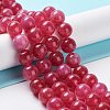 Dyed Natural Malaysia Jade Beads Strands G-G021-02C-08-2