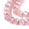 Electroplate Crackle Imitation Jade Glass Beads Strands LS-EGLA-Q131-02A-06-3