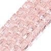 Transparent Glass Beads Strands LS-GLAA-R041-8x8mm-A04-1