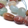 Natural Flower Amazonite Beads Strands G-L493-59-2