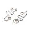 Non-Tarnish 316 Surgical Stainless Steel Clip on Nose Rings STAS-P336-09H-P-2