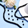 Black Stone Beads Strands G-I087-6mm-6