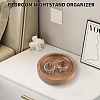 Wood Flat Round Jewely Display Tray ODIS-WH20003-05A-5