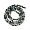 Natural Moss Agate Beads Strands X-G-A129-3mm-01-4