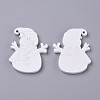 Natural Poplar Wood Pendants WOOD-D010-13B-2