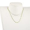 304 Stainless Steel Link Chain Necklaces NJEW-JN03084-07-5