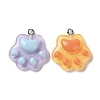 Cartoon Translucent Resin Pendants X-RESI-D071-01-2
