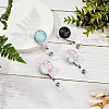 ABS Plastic Retractable Badge Reel AJEW-GF0001-74-5