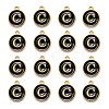 Golden Plated Alloy Charms LS-ENAM-S118-02C-2