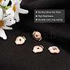 2Pairs Sterling Silver Ear Nuts STER-CN0001-07A-4