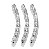 304 Stainless Steel Curved Tube Beads STAS-M071-03F-P-1