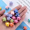 Pearlized Opaque Acrylic Beads MACR-S373-42I-5