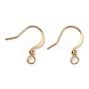 Brass Earring Hooks X-KK-F824-016G-1