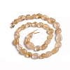 Natural Citrine Beads Strands G-D0002-D59-2