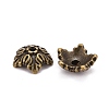 Tibetan Style Bead Caps TIBEB-A24621-AB-FF-4