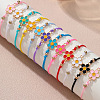 12Pcs Alloy Enamel Link Bracelets FS-WGF9699-01-4