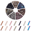 1260Pcs 7 Style Glass Round Bugle Beads SEED-PH0001-56-1