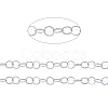 Tarnish Resistant 304 Stainless Steel Rolo Chains CHS-F011-05A-P-1