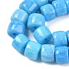 Ombre Effect Dyed Glass Beads Strands GLAA-H037-01E-3