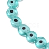 Handmade Evil Eye Lampwork Beads Strands LAMP-G164-10B-01-3