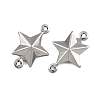 304 Stainless Steel Connector Charms STAS-L297-10P-2