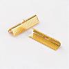 Iron Ribbon Crimp Ends E182Y-G-2