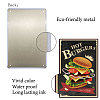 Vintage Metal Tin Sign AJEW-WH0157-035-3