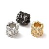 Rack Plating Brass Micro Pave Cubic Zirconia Beads KK-Q795-03-1