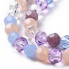 Glass Beads Strands GLAA-E036-09B-4