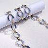 Handmade Imitation Gemstone Style Link Chains AJEW-J034-01D-5