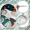 5Pcs 5 Styles Christmas 201 Stainless Steel Laser Cut Connector Charms STAS-TA0005-78-4