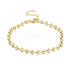 Rack Plating Brass Ball Chain Bracelets for Women BJEW-G676-01B-G-1