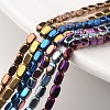 Electroplate Non-magnetic Synthetic Hematite Bead Strands G-F300-40B-1