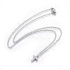 304 Stainless Steel Pendant Necklaces NJEW-E141-25-2